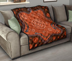 aboriginal-premium-quilt-australia-snake-aboriginal