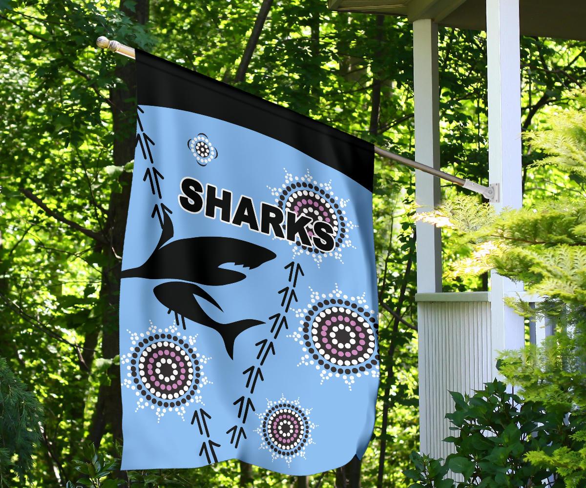 cronulla-flag-sharks-simple-indigenous-blue