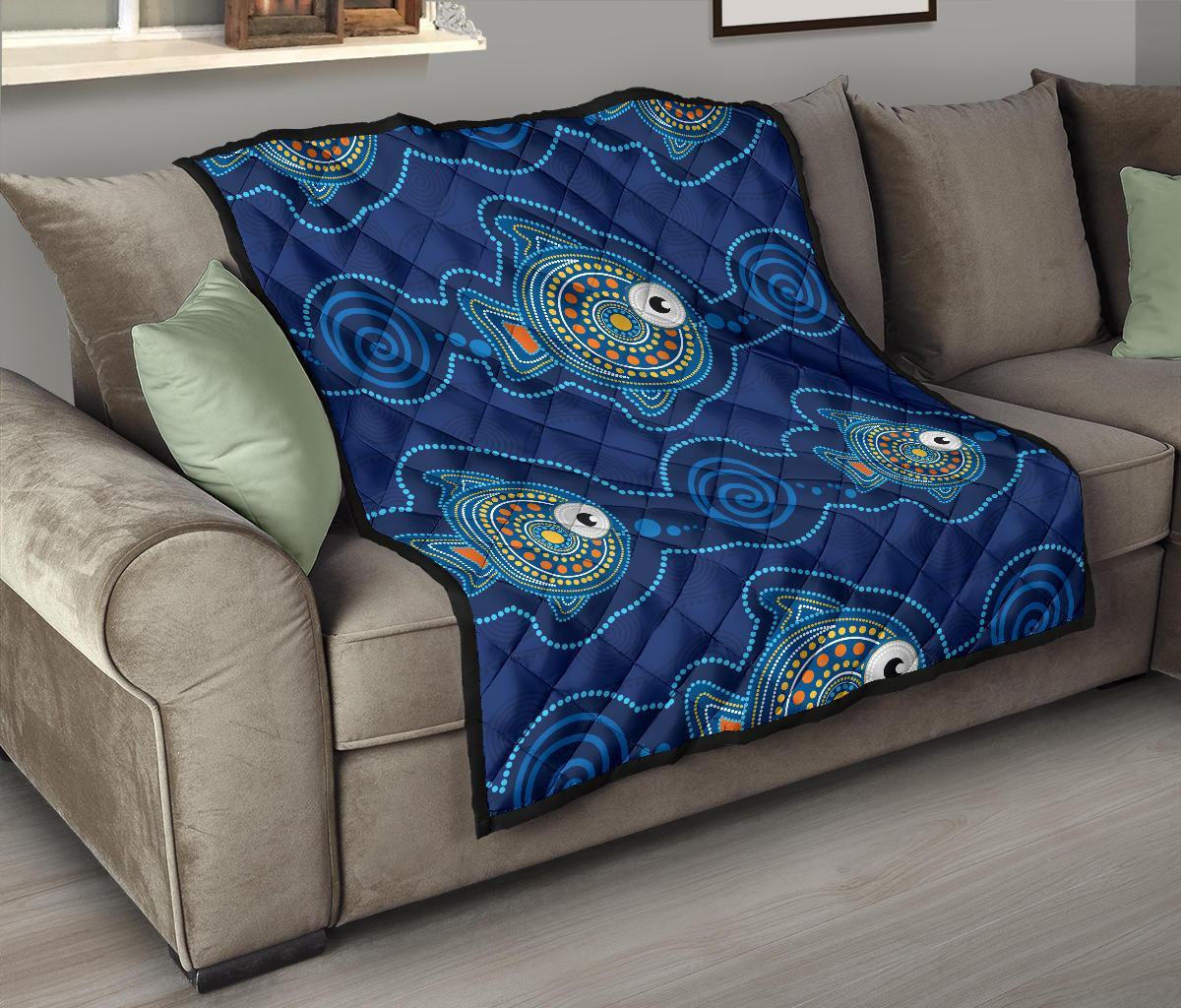 aboriginal-premium-quilt-indigenous-turtle-patterns