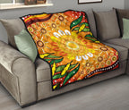 aboriginal-premium-quilt-indigenous-circle-leaf-patterns
