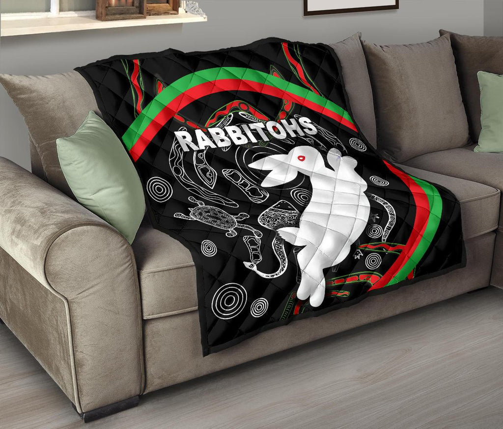 rabbitohs-premium-quilt-indigenous-mystery-vibes