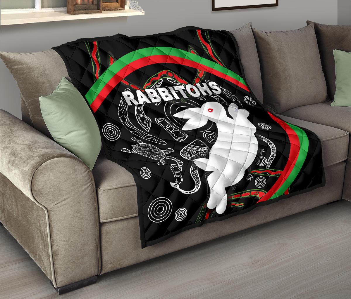 rabbitohs-premium-quilt-indigenous-mystery-vibes