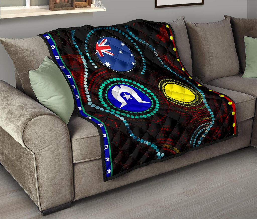 premium-quilt-aboriginal-dot-patterns-flag
