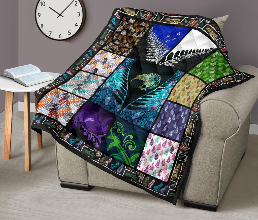 new-zealand-silver-fern-quilt-colorful