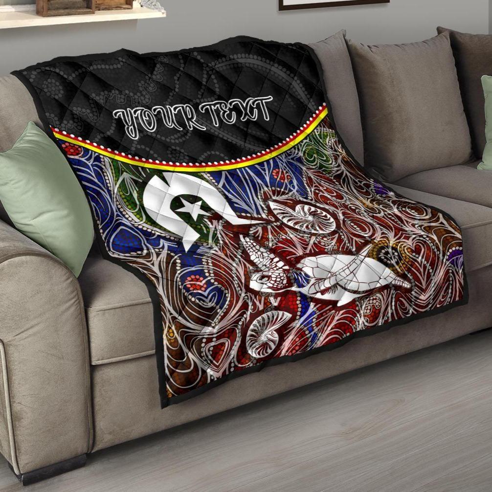personalised-premium-quilt-aboriginal-dot-in-naidoc-week-style