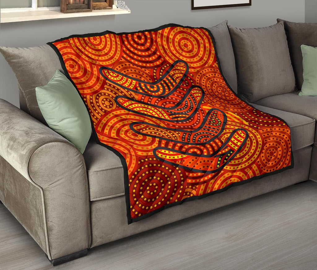 aboriginal-premium-quilt-aboriginal-boomerangs-and-dot-circle