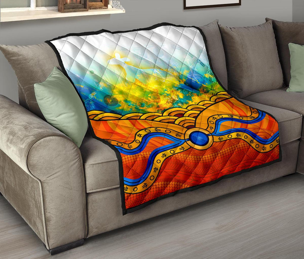 aboriginal-premium-quilt-australia-kangaroo-sky