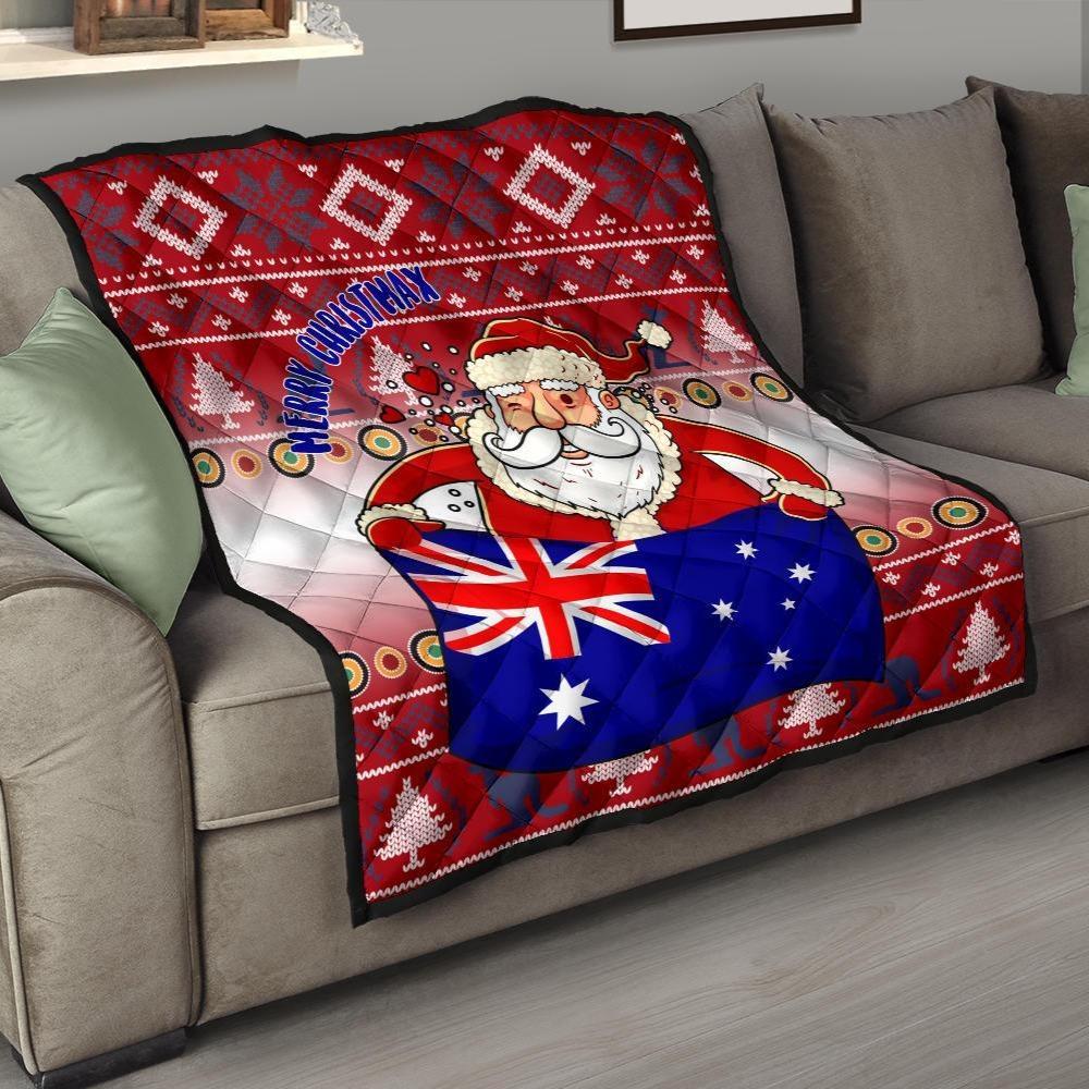 christmas-premium-quilt-australia-santa-claus-hold-the-flag-red