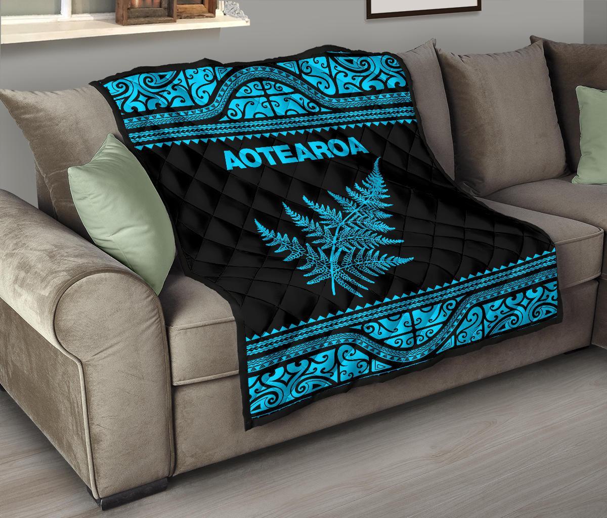 aotearoa-new-zealand-maori-premium-quilt-silver-fern-blue