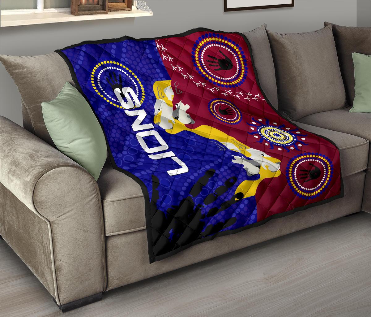 naidoc-brisbane-lions-premium-quilt-indigenous-style
