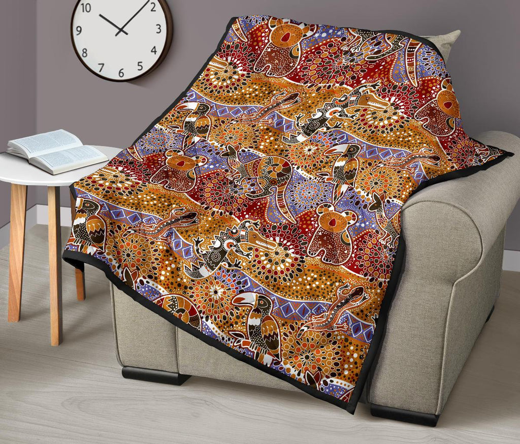 premium-quilts-aboriginal-patterns-coverlets-australian-animals
