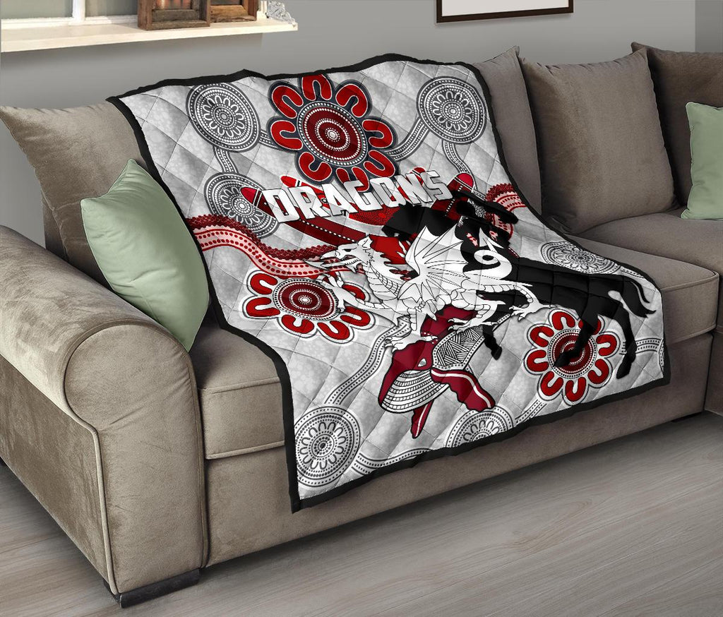 dragons-premium-quilt-st-george-indigenous-white