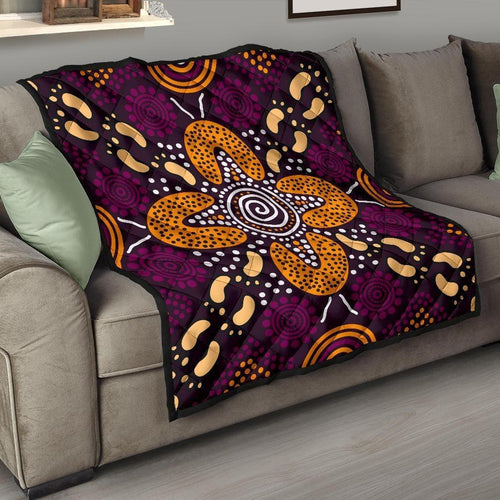 aboriginal-premium-quilt-flowers-dot-panting-art