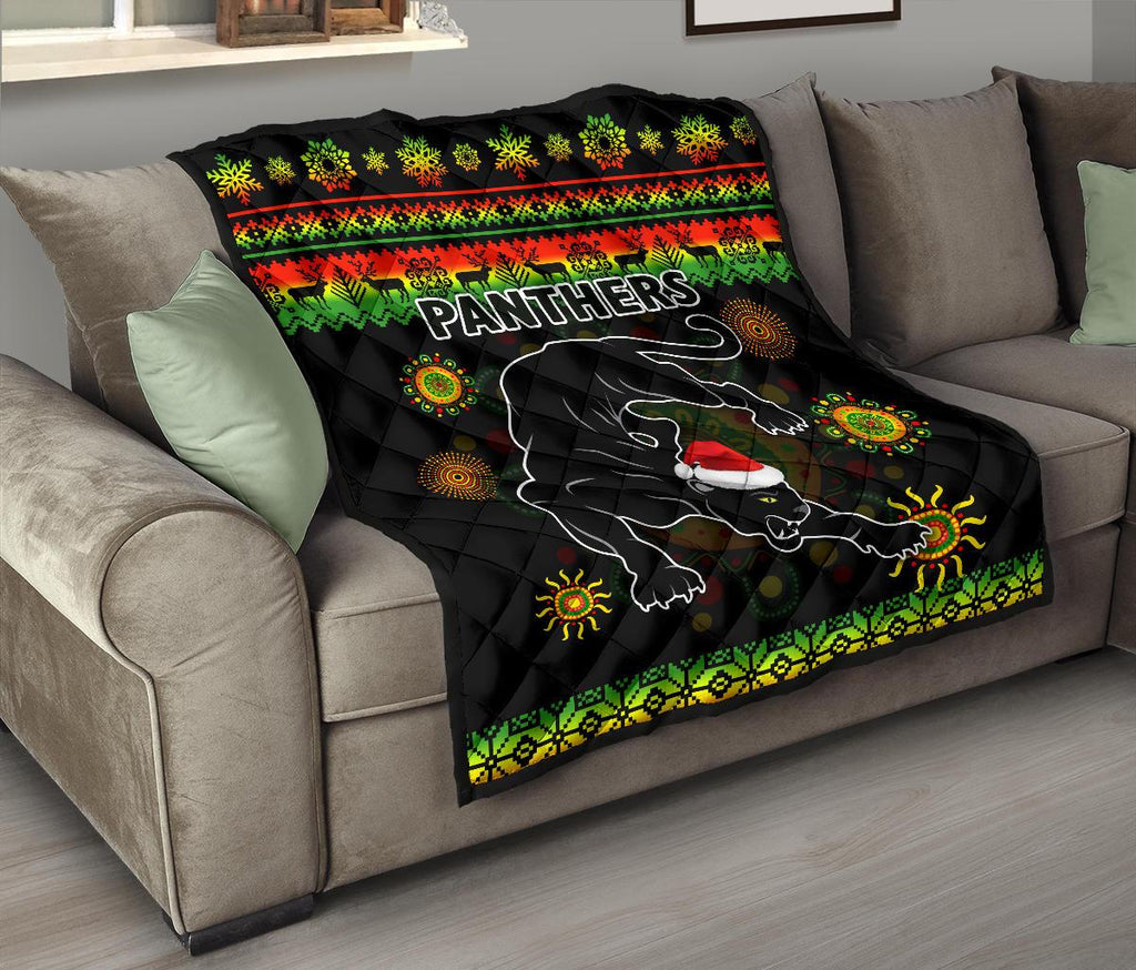 penrith-panthers-christmas-premium-quilt-indigenous