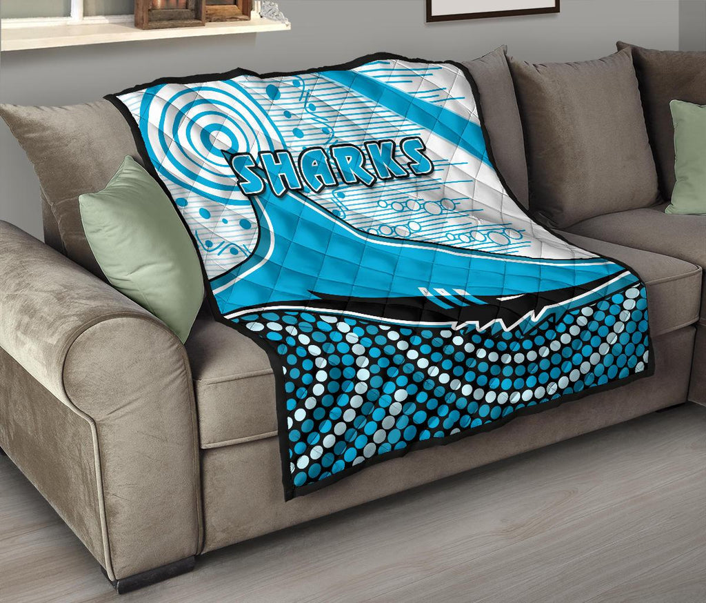 sharks-premium-quilt-cronulla-indigenous-unique