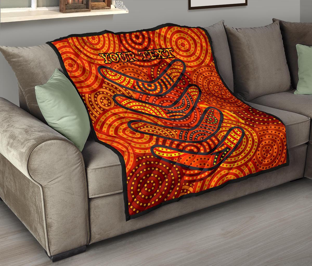 aboriginal-personalised-premium-quilt-aboriginal-boomerangs-and-dot-circle