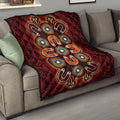 aboriginal-premium-quilt-aboriginal-dot-painting-flowers-style