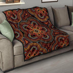 aboriginal-premium-quilt-aboriginal-dot-painting-flowers-style-ver02