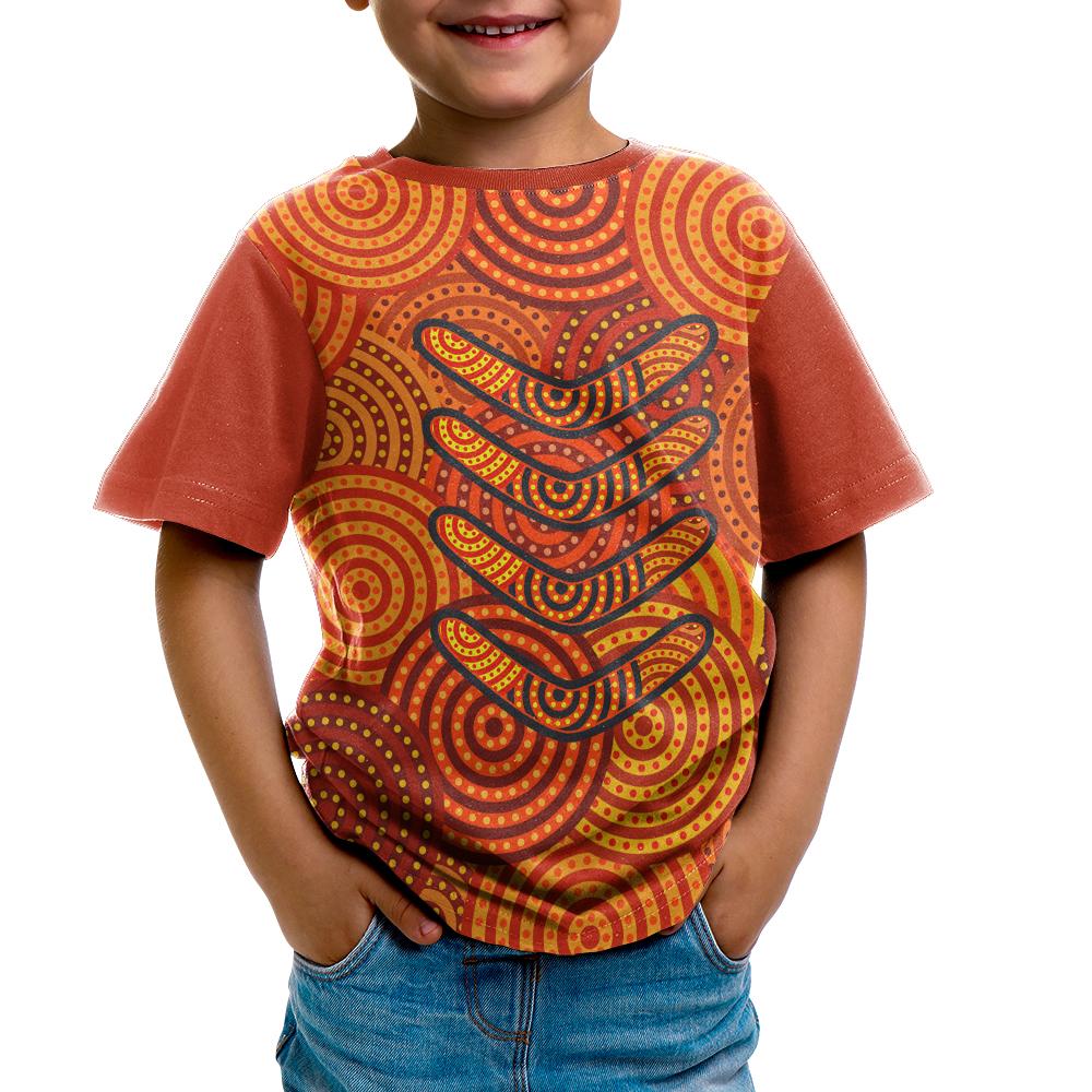 aboriginal-t-shirt-kids-aboriginal-boomerangs-and-dot-circle