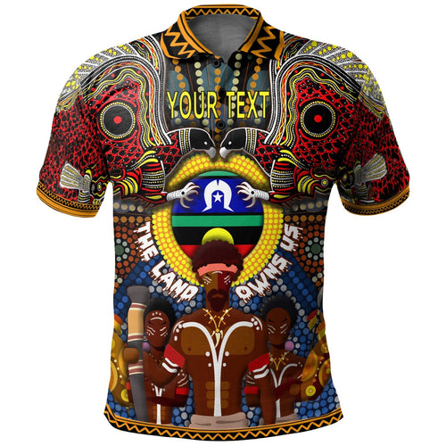 custom-text-the-land-owns-us-polo-shirt
