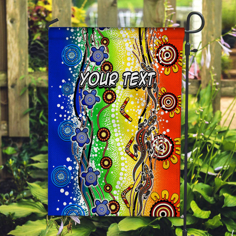 custom-personalised-naidoc-aboriginal-lizard-and-turtle-flag