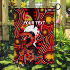 custom-personalised-naidoc-aboriginal-lizard-flag-red-style