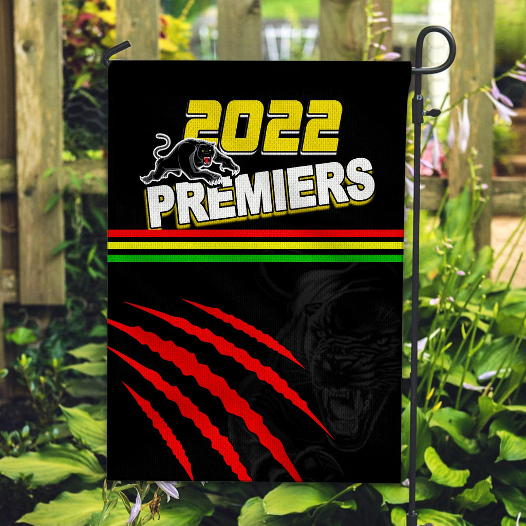 Panthers Rugby Flag Premiers 2022 Black Vibe LT6