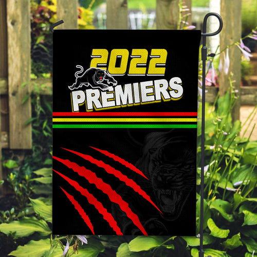 Panthers Rugby Flag Premiers 2022 Black Vibe LT6