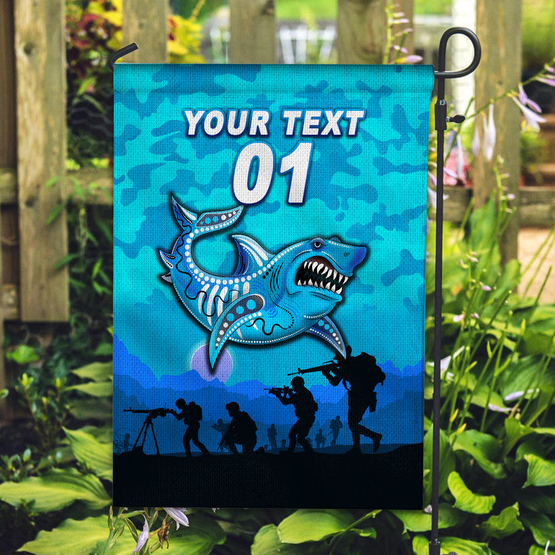 custom-personalised-cronulla-sutherland-sharks-anzac-2022-flag-simple-style-blue