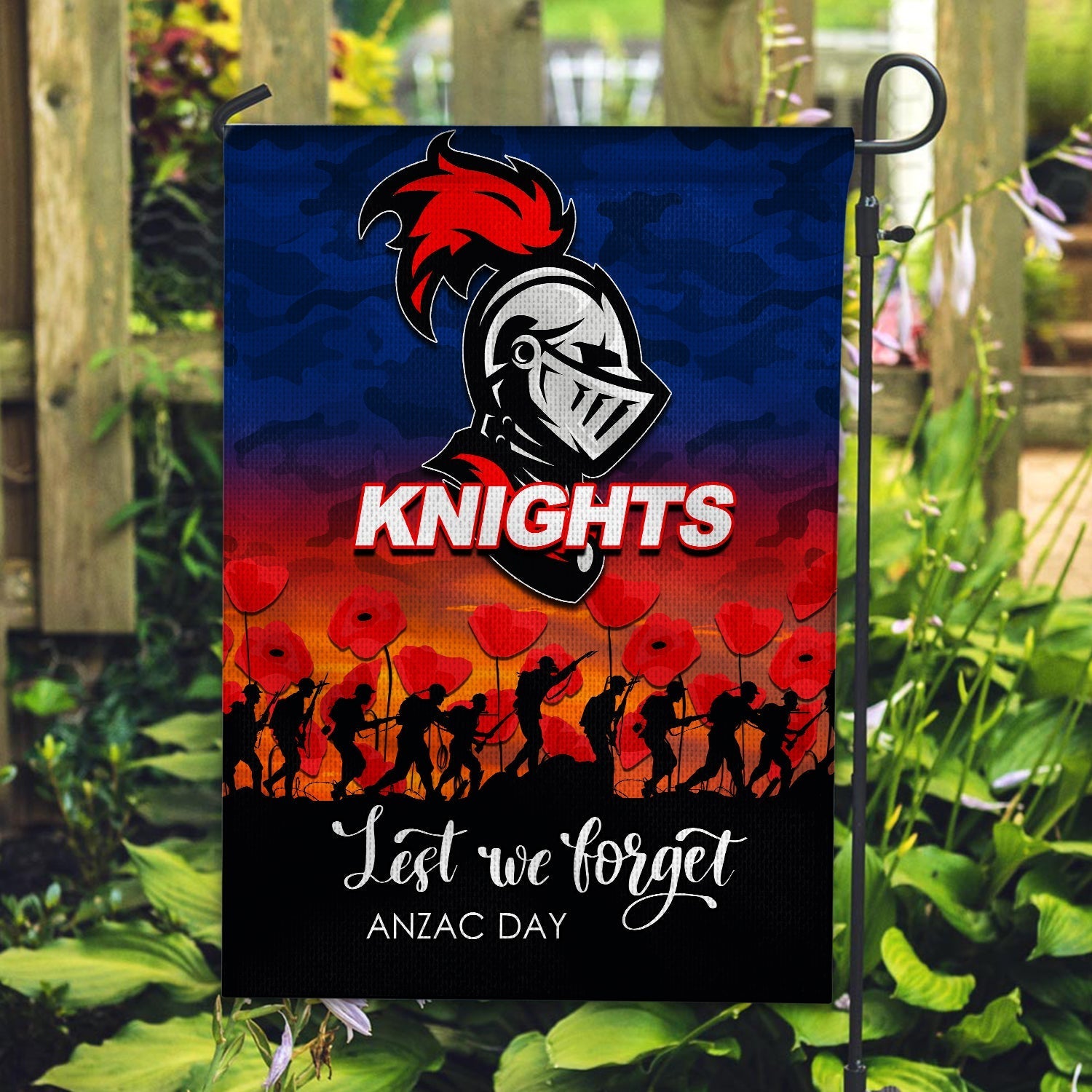 knights-anzac-day-army-flag