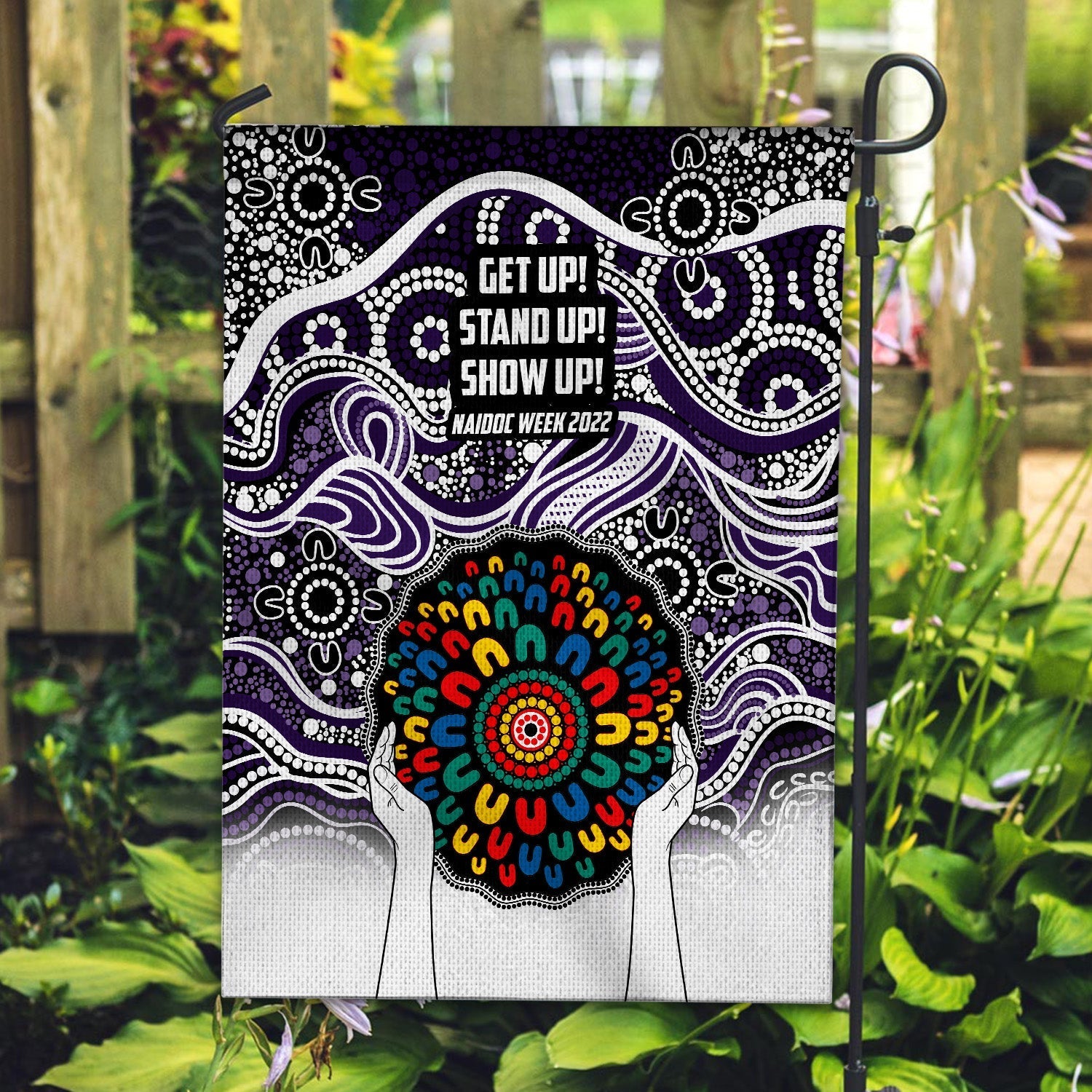 dockers-australian-football-naidoc-2022-patterns-flag