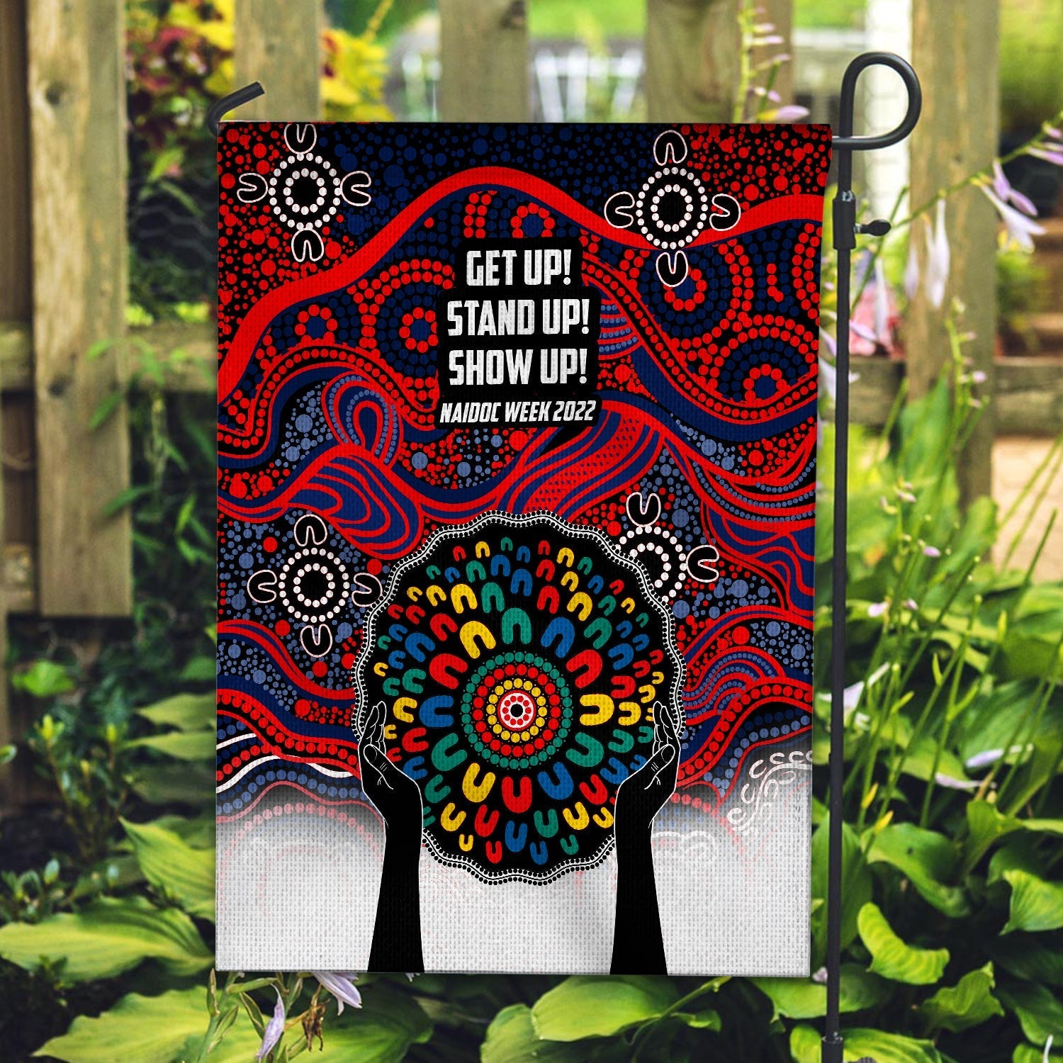 roosters-naidoc-2022-patterns-flag