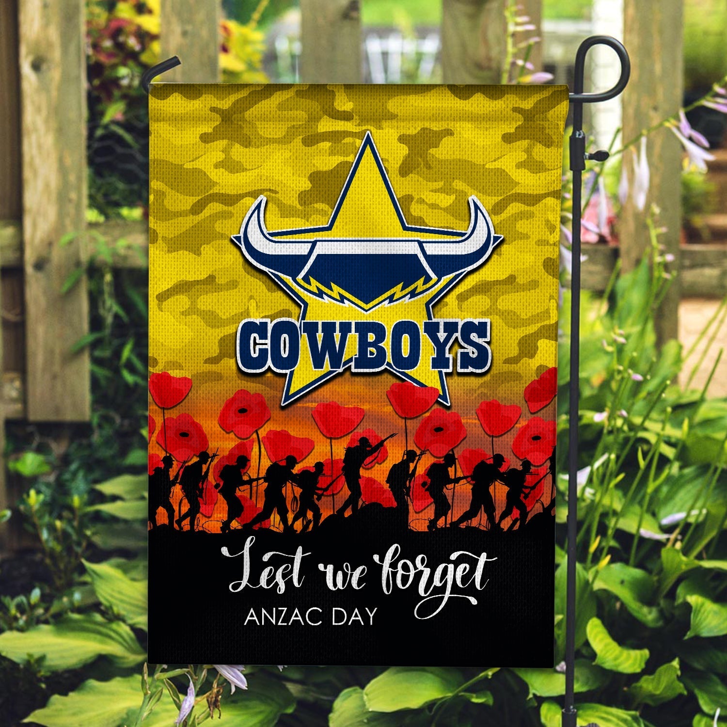 cowboys-anzac-day-army-flag