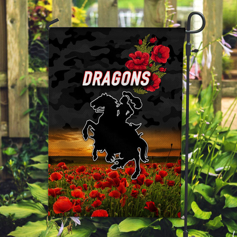 st-george-illawarra-dragons-anzac-2022-flag-poppy-flowers-vibes-black