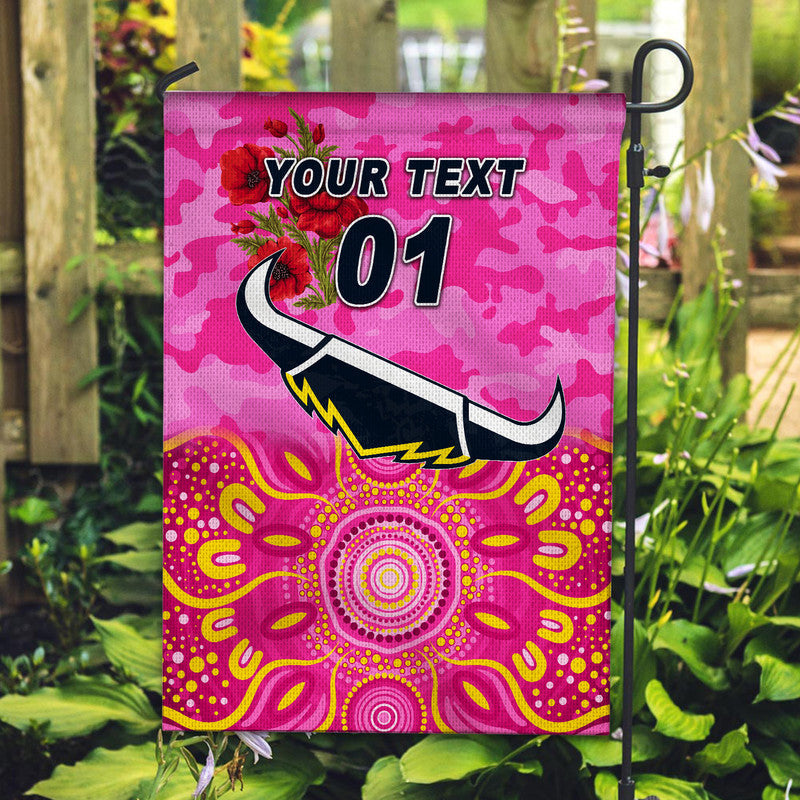 custom-personalised-north-queensland-cowboys-anzac-2022-flag-indigenous-vibes-pink