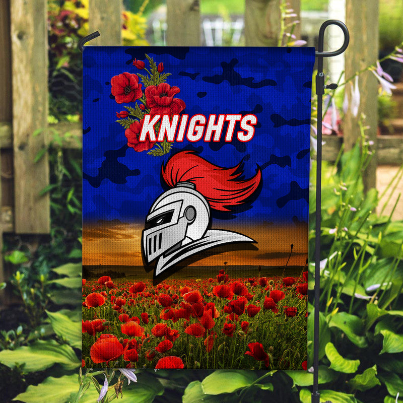 newcastle-knights-anzac-2022-flag-poppy-flowers-vibes