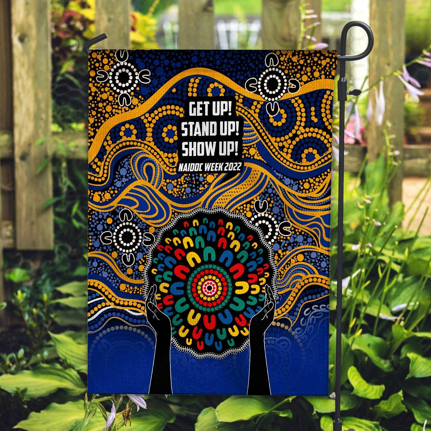 eagles-australian-football-naidoc-2022-patterns-flag