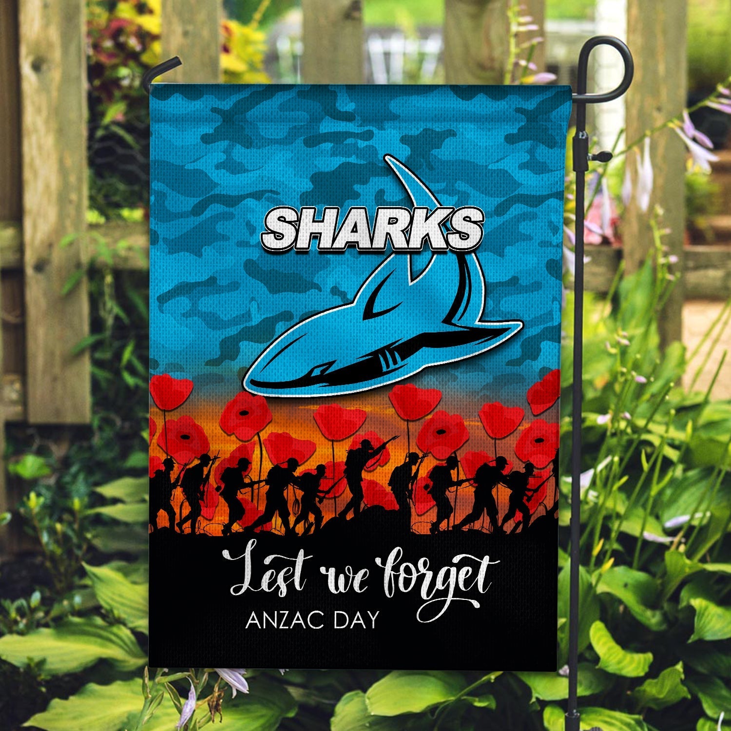 sharks-anzac-day-army-flag