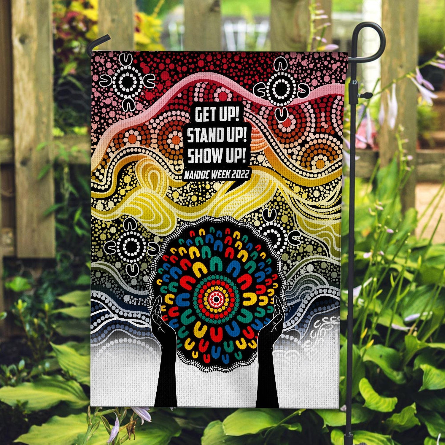 crows-australian-football-naidoc-2022-patterns-flag