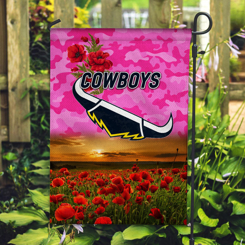 north-queensland-cowboys-anzac-2022-flag-poppy-flowers-vibes-pink