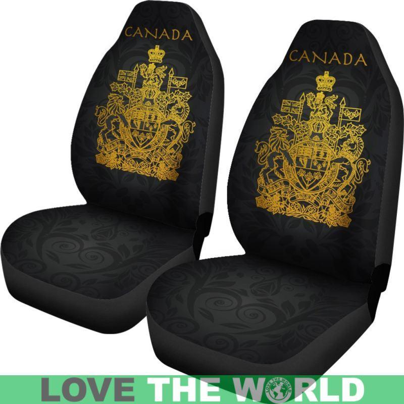 golden-canada-coat-of-arm-car-seat-cover