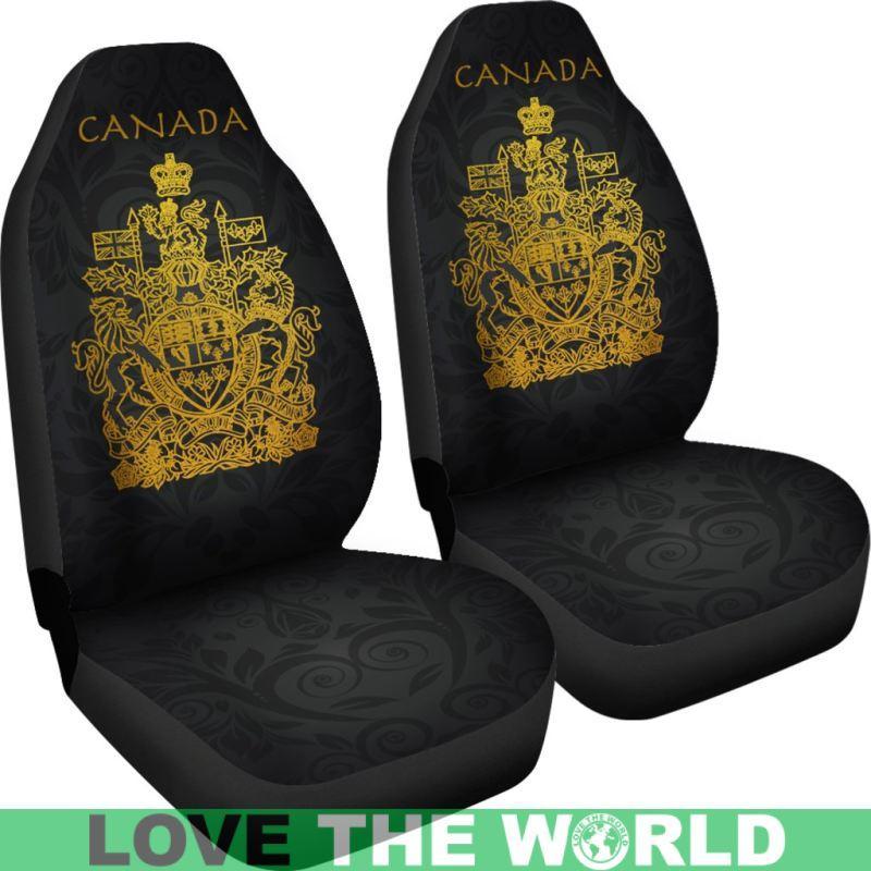 golden-canada-coat-of-arm-car-seat-cover