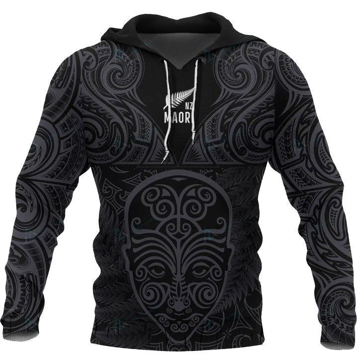 aotearoa-hoodie-maori-manaia-warrior-silver-fern