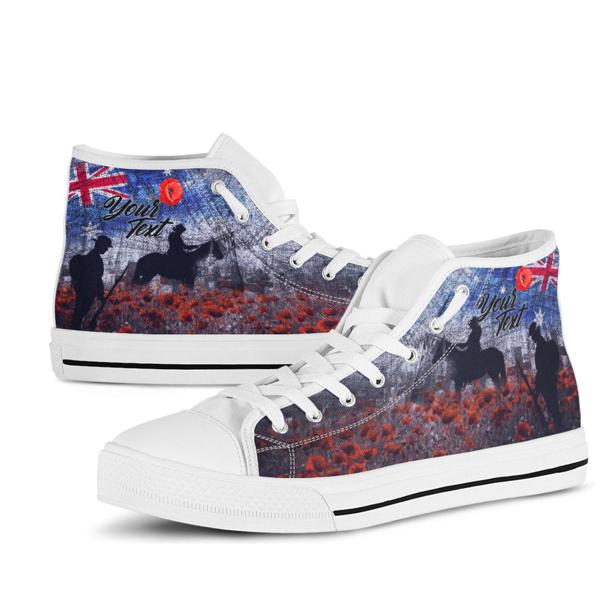 custom-text-anzac-day-high-top-shoe-lest-we-forget-vintage-poppies-1