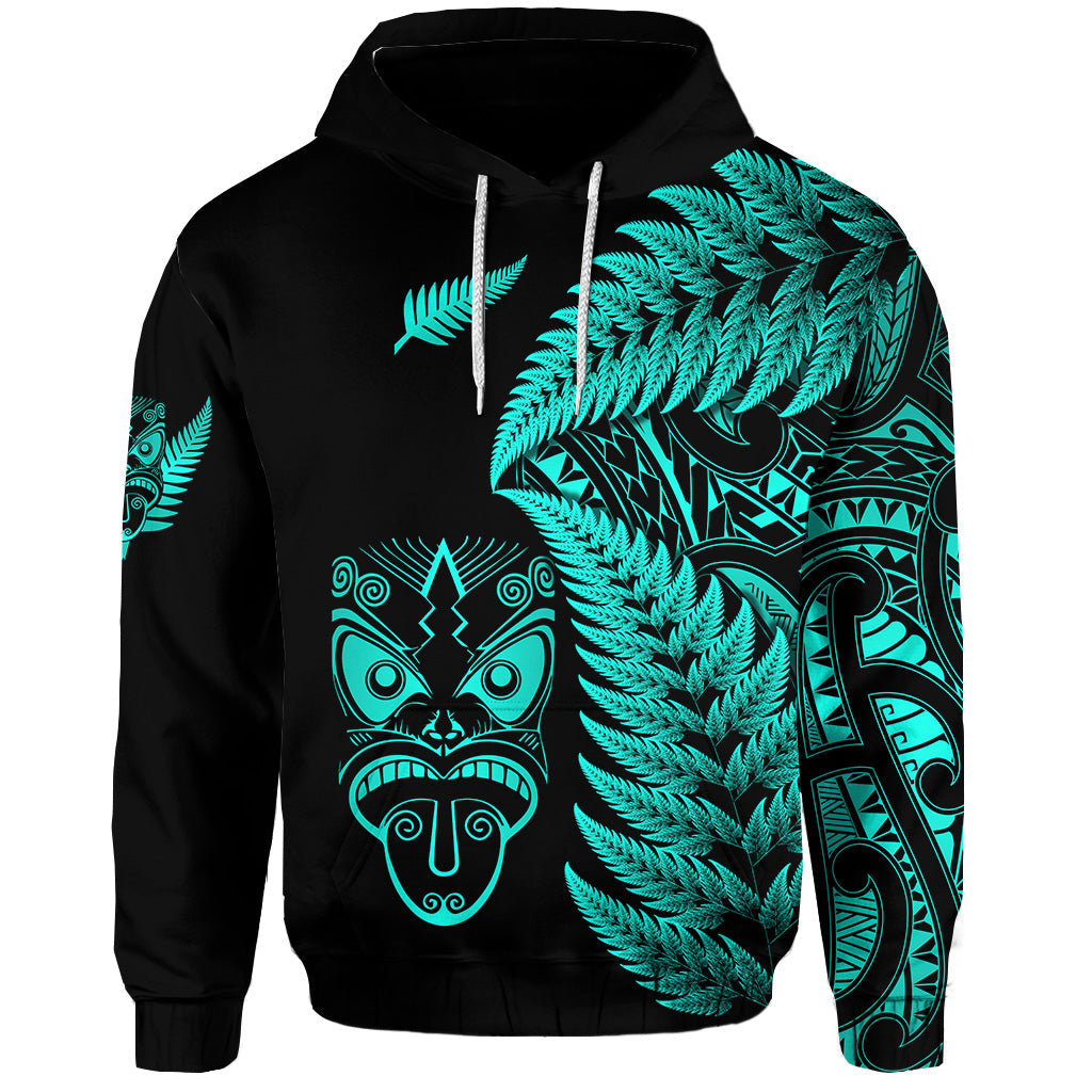 custom-personalised-new-zealand-haka-rugby-maori-hoodie-silver-fern-vibes-turquoise