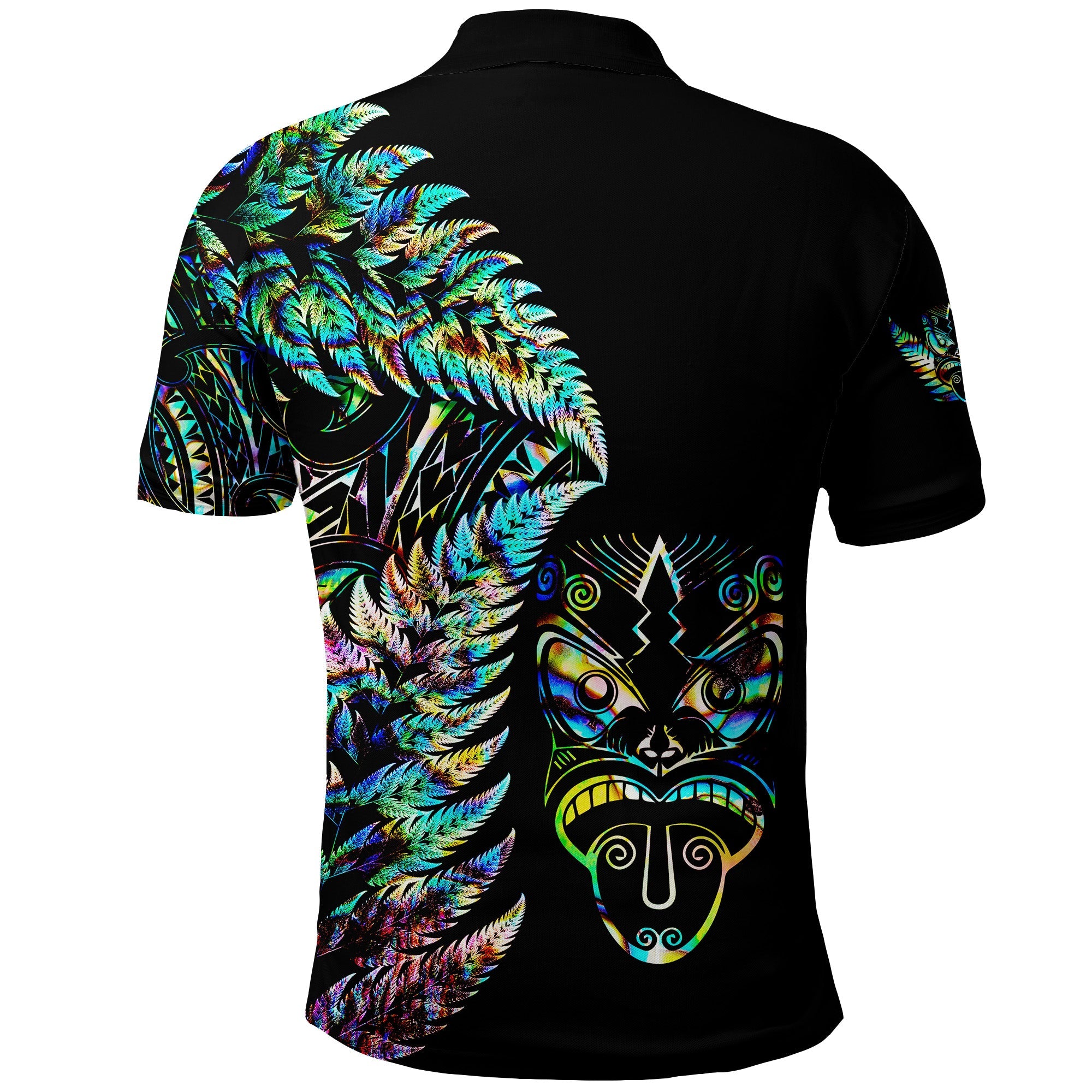 new-zealand-haka-rugby-maori-polo-shirt-silver-fern-vibes-paua-shell