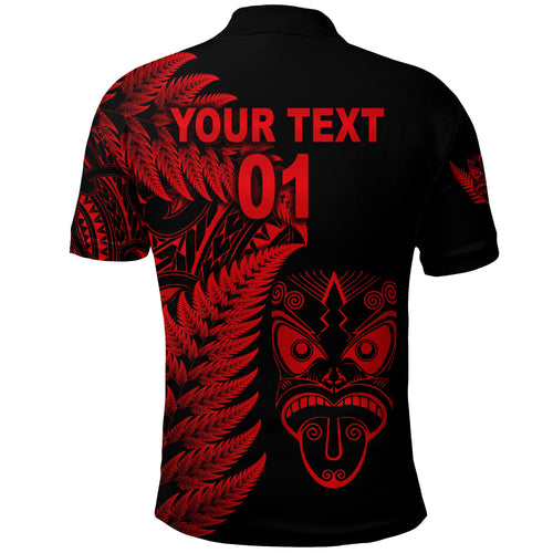 custom-personalised-new-zealand-haka-rugby-maori-polo-shirt-silver-fern-vibes-red