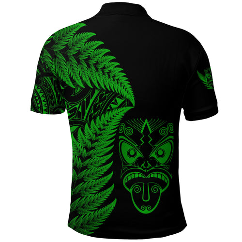 new-zealand-haka-rugby-maori-polo-shirt-silver-fern-vibes-green