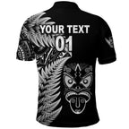custom-personalised-new-zealand-haka-rugby-maori-polo-shirt-silver-fern-vibes-black
