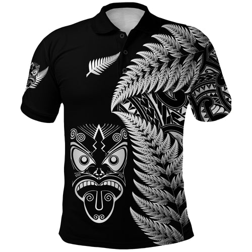 new-zealand-haka-rugby-maori-polo-shirt-silver-fern-vibes-black